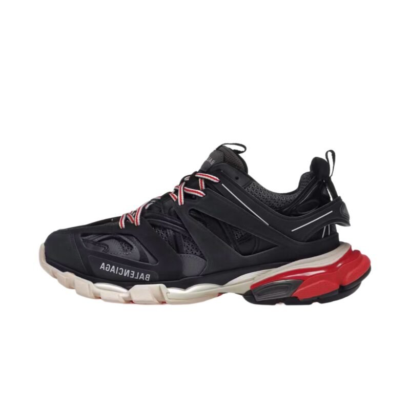SHOES TRACK BLACK/RED