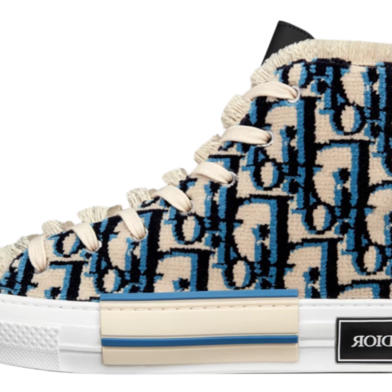 B23 OBLIQUE TAPESTRY BEIGE, BLACK AND BLU NAVY