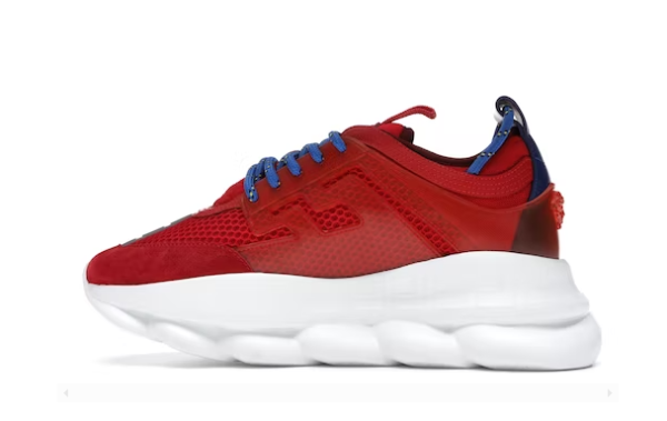 VERSAC SNEAKERS CHAIN REACTION RED