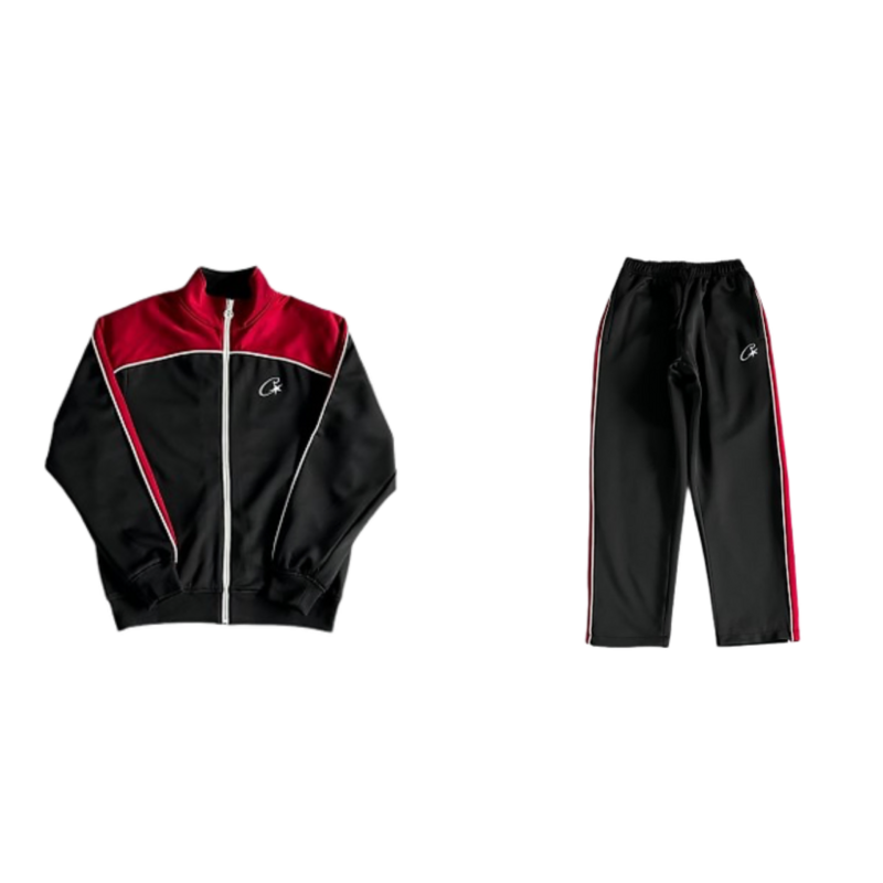 TRACKSUIT - C - RED/BLACK