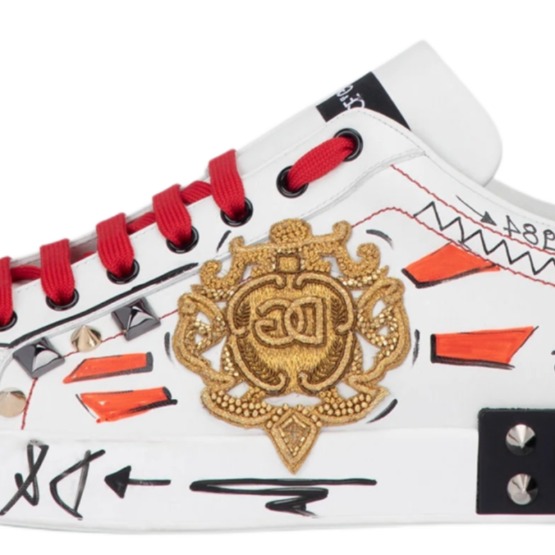 DOLCE G. LOGO GOLD GRAFFITI