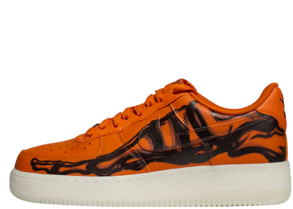 AF1 ORANGE SKELETON