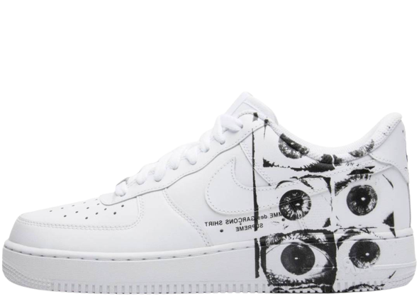 AF1 x CDG x SUP WHITE