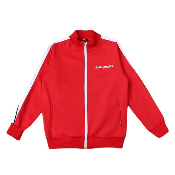 HOODIE ZIP - PALM A. RED