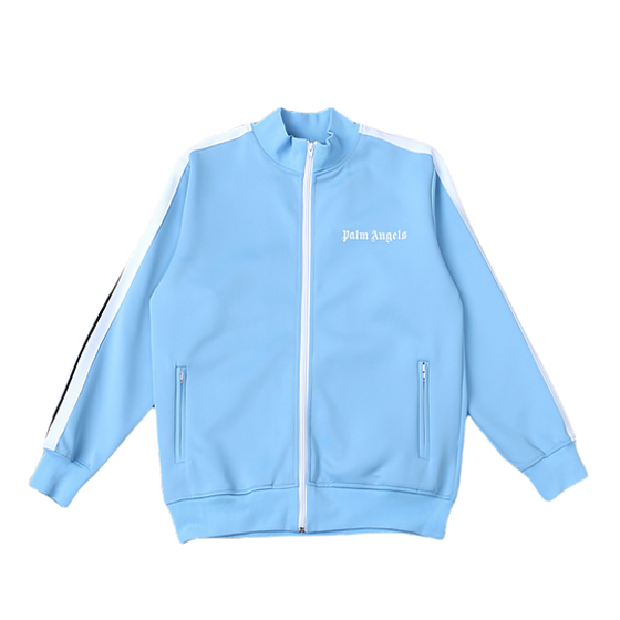 HOODIE ZIP - PALM A. SKY BLUE