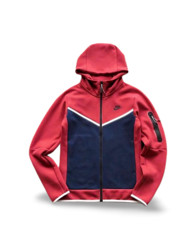 TECH FLEECE - BORDEAUX/DARK BLUE (completa)