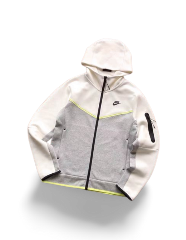 TECH FLEECE - WHITE/GREY (completa)