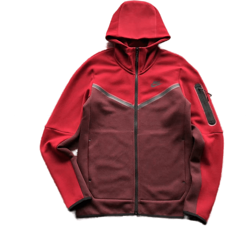 TECH FLEECE - RED/BORDEAUX (completa)