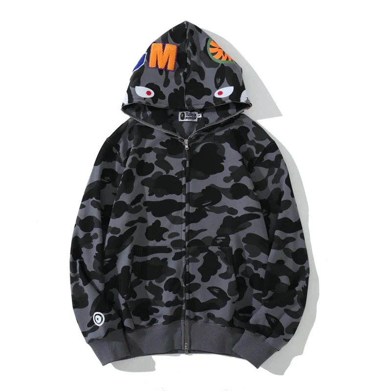 HOODIE ZIP - BAPE BLACK