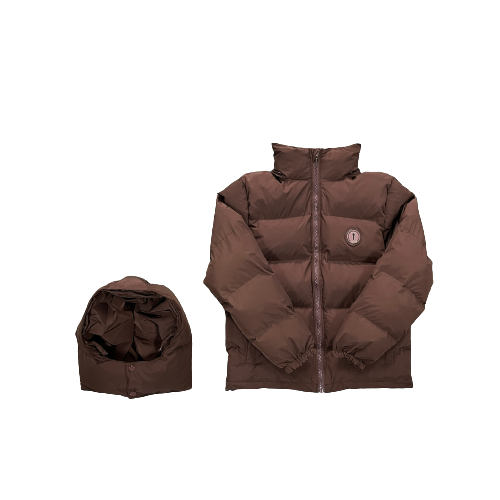 PUFFER JACKET-BROWN