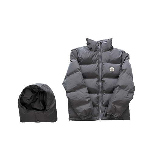 PUFFER JACKET-STONE