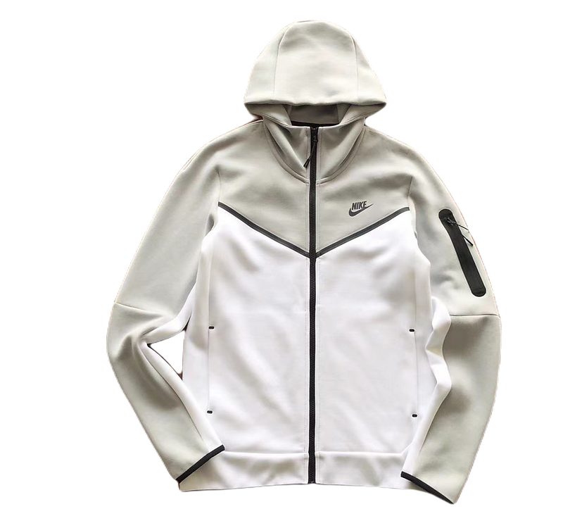TECH FLEECE - lITTLE GREY/WHITE (completa)