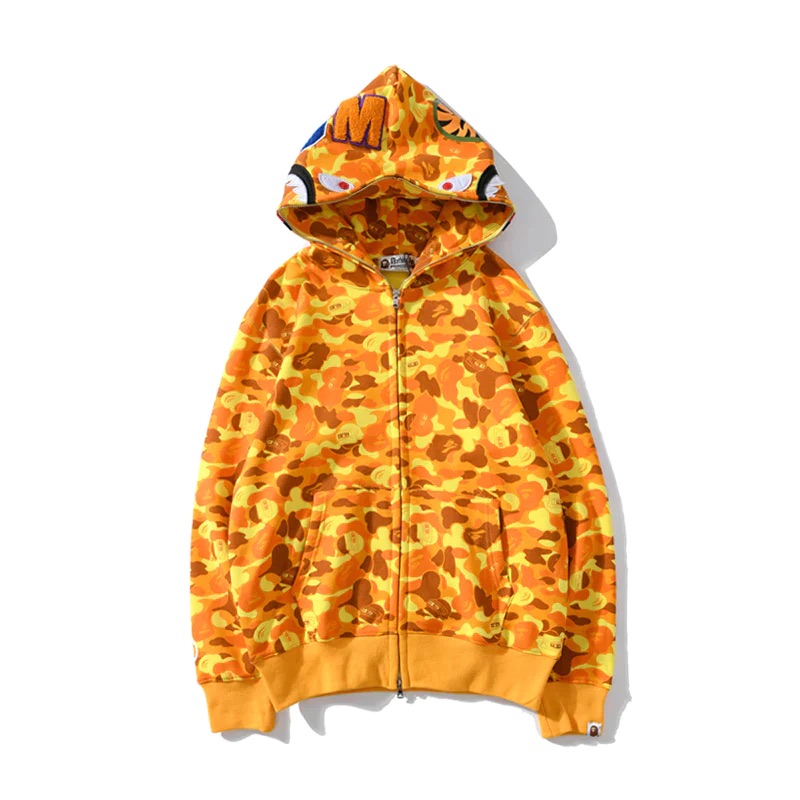 HOODIE ZIP - BAPE YELLOW