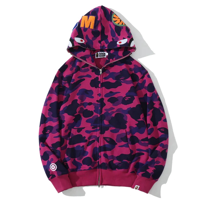 HOODIE ZIP - BAPE PURPLE